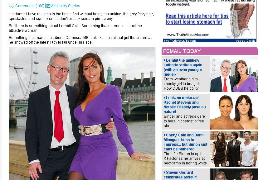 Lembit Opik, fostul iubit al lui Cheeky Gabriela, da din nou lovitura!