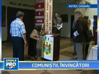 Comunistii din Moldova au castigat din nou alegerile parlamentare