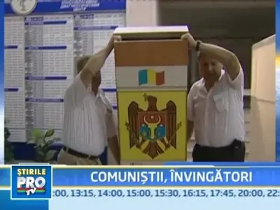 Comunistii din Moldova au castigat din nou alegerile parlamentare