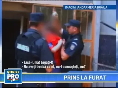 Cineva, acolo sus, l-a vazut furand! Si l-a pedepsit imediat!