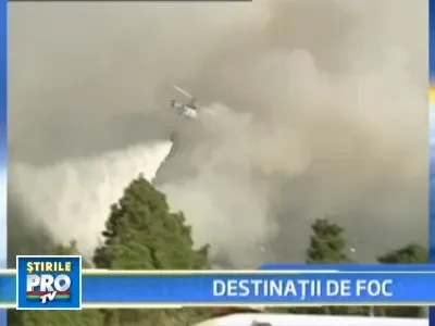 Spania si Grecia, mistuite de incendiile estivale!