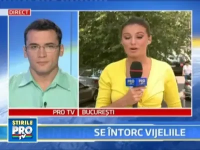 Atentie, cod galben! Vin vijeliile si ploile torentiale