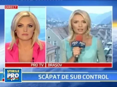 Prapad pe DN1A: un camion militar cu 4 soldati la bord a ramas fara frane