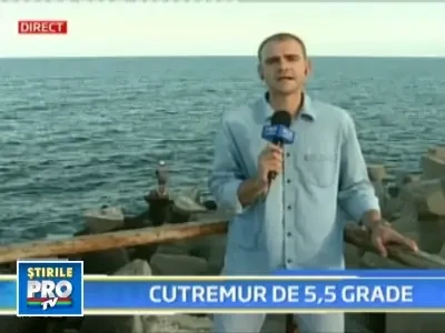 Cutremur cu magnitudinea 5,5 in Marea Neagra, resimtit la Bucuresti!!!