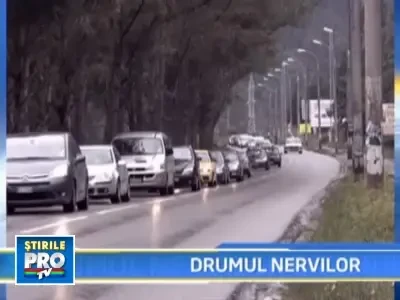 Trafic gatuit pe DN1! Coloanele de masini s-au intins pe patru kilometri