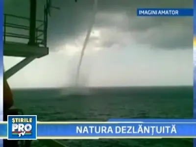 Vom mai vedea tornade ca cea din Marea Neagra, cred specialistii!