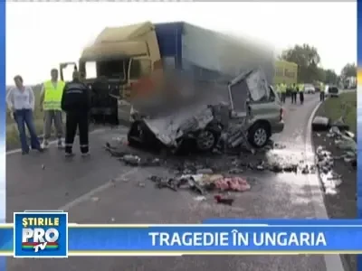 Cinci romani au murit intr-un accident rutier petrecut in Ungaria