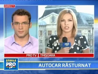 12 pasageri romani, raniti intr-un accident in Ungaria!