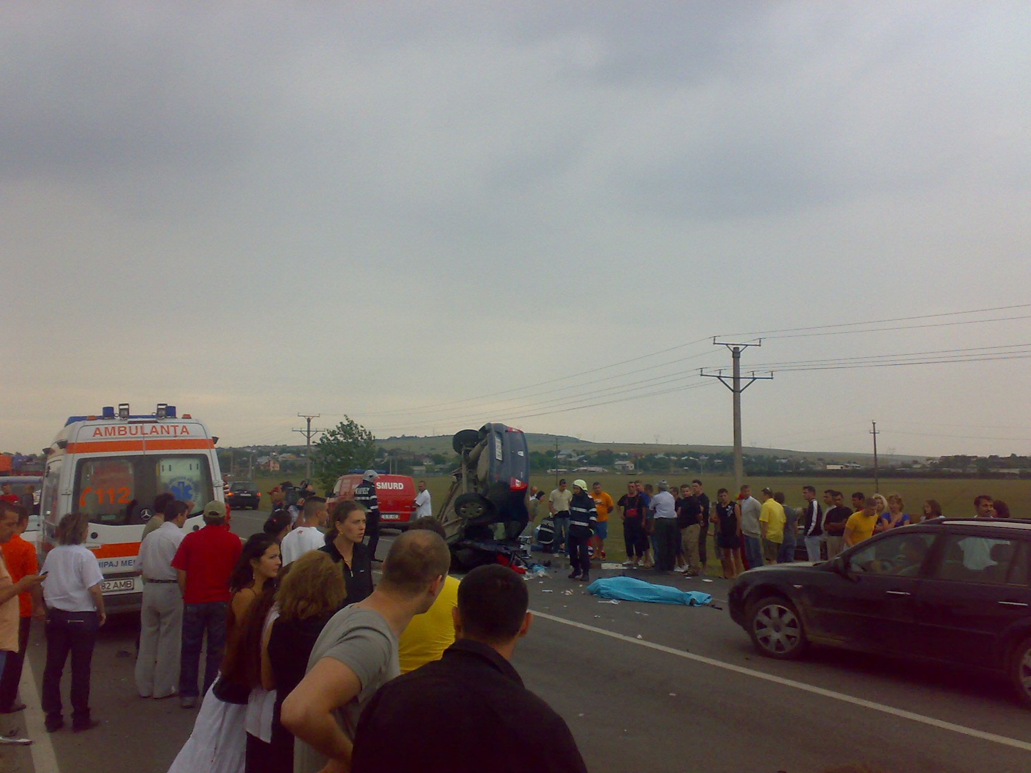 Un mort si sase raniti intr-un grav accident petrecut pe DN1!