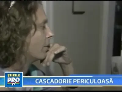 Si-a dat foc incercand sa imite o cascadorie vazuta pe internet!