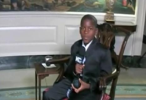 Lectie pentru jurnalisti: la 11 ani i-a luat interviu lui Obama!