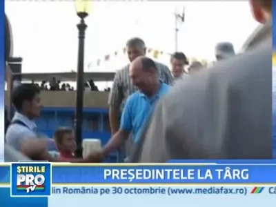 Traian Basescu a fost la Festivalul Dunarii in Tulcea!