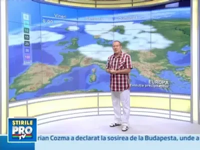 Afla cum va fi weekend-ul in Europa si in tara!