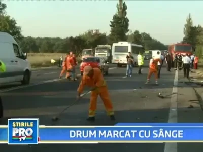 Trei persoane si-au pierdut viata intr-un tragic accident pe DN1!