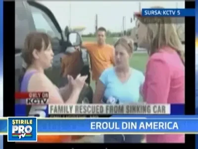 Un roman, erou in SUA , dupa ce a salvat de la inec o familie intreaga!