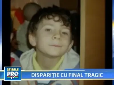 Parintii copilului disparut la Ranca i-au recunoscut hainele