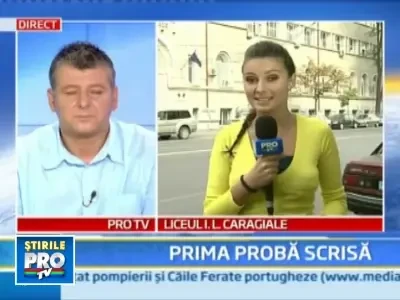 Elevii sustin astazi proba scrisa la limba si literatura romana!