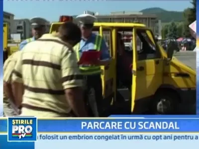 Scandal ca la piata intre politisti, un sofer irascibil si avocatul sau!
