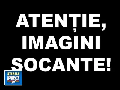EXTREM DE SOCANT! Despicat in doua de un camion!