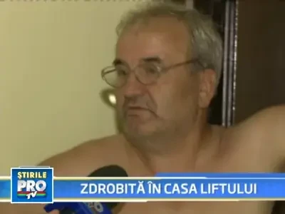 Se lupta sa traiasca, dupa ce a cazut 20 de metri in putul liftului!