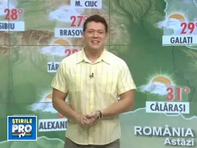 Prognoza meteo pentru urmatoarele trei zile
