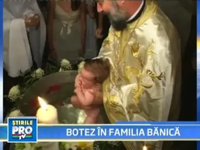 Sofia Maria, fetita Andreei Banica, a fost botezata!