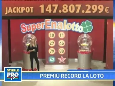 Cel mai mare premiu din istoria loteriei italiene a fost castigat!