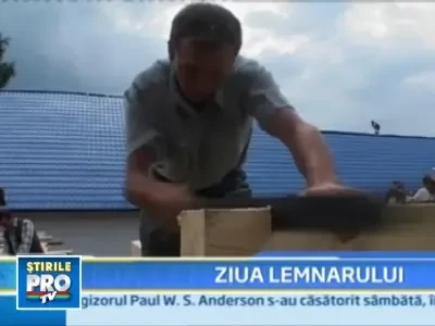 Ziua lemnarului, sarbatorita cu palinca si zgomot de ferastraie, in Apuseni
