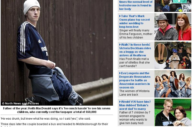 Are 24 de ani si 7 copii cu 7 femei!