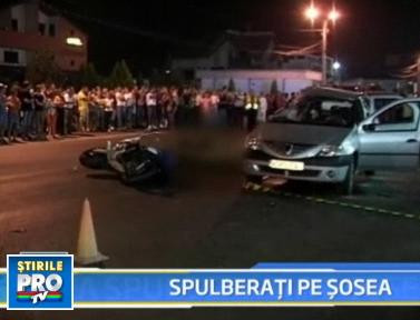 Motociclistul si prietenul sau, morti sambata in accident, inmormantati