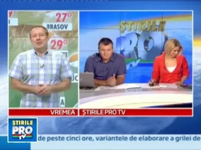 Vezi aici prognoza meteo pentru urmatoarele trei zile