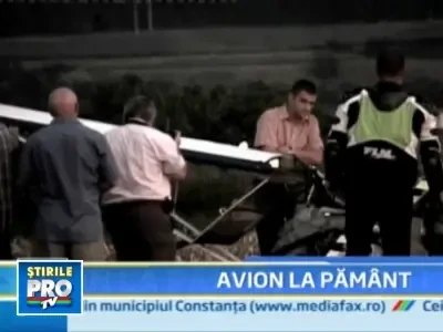 Avion prabusit langa Targu Mures! Pilotul, in stare grava la spital