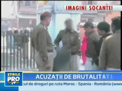 SOCANT! Fetita de sase ani, snopita in bataie de politistii indieni!