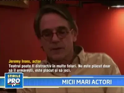 Jos palaria in fata tinerilor din Alexandria, iubitori de teatru!