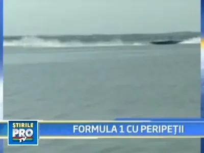 Cursa cu peripetii si surprize peste surprize la formula 1 pe apa!