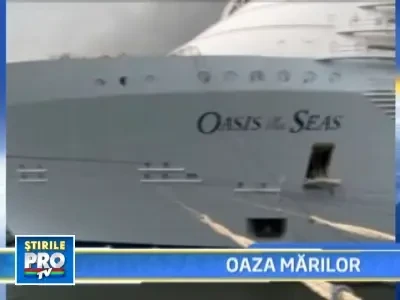 Carusel, patinoar si un spa, toate pe cel mai mare vas de croaziera!