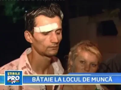A ajuns la spital dupa ce a fost batut chiar in fabrica unde lucreaza!
