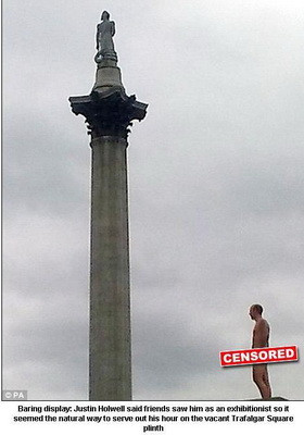 Gol-pusca in centrul Londrei pentru o ora! Voia sa invinga timiditatea!