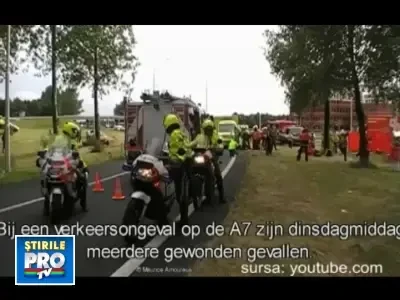 Politist spulberat pe o sosea! VEZI VIDEO!