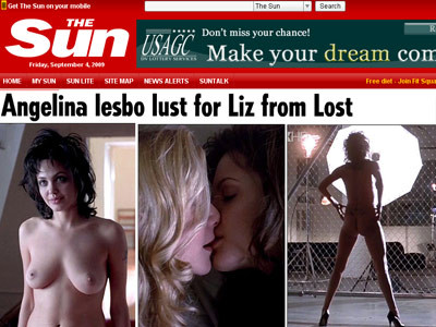 Secretul pus la pastrare: imagini necenzurate cu Angelina, goala, in "Gia"!