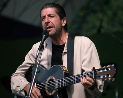 Leonard Cohen a lesinat pe scena!