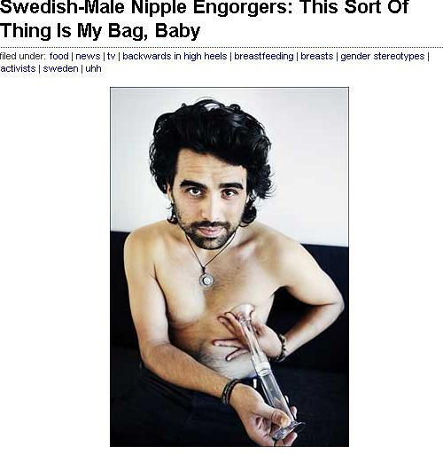 Vrea sa-si alapteze copiii numai ca... e barbat!