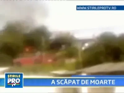 Explozie urmata de un incendiu, intr-un cartier din Iasi! VEZI VIDEO!