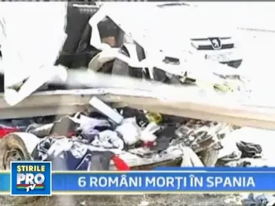 Cei trei romani raniti in accidentul din Spania au fost externati sambata
