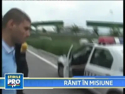 Politist comunitar taiat pe fata, pentru ca intervenit la un scandal!