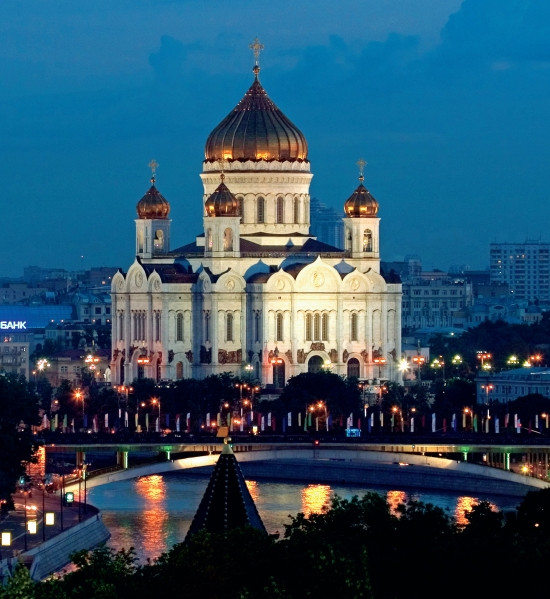 Spectacol de zile mari in centrul Moscovei