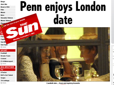 Sean Penn a trecut repede peste divort! Actorul are o noua iubita!