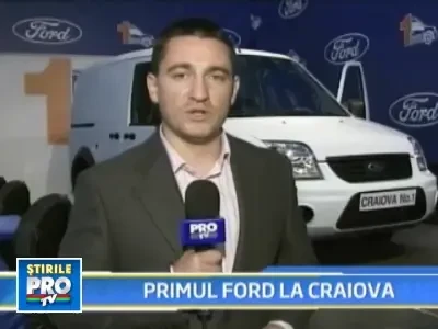 Primul Ford romanesc iese astazi pe poarta fabricii de la Craiova