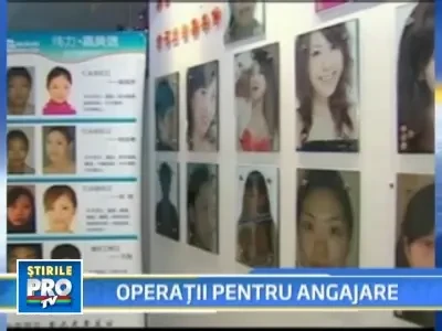 Isi fac operatii estetice, doar pentru a fi angajati!