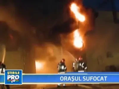 Fumul toxic rezultat in urma incendiului din Pipera poate cauza cancer